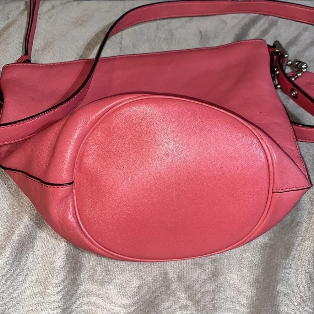 COACH Bleecker Sport Mini Duffle Crossbody Shoulder Bag Loganberry 32281